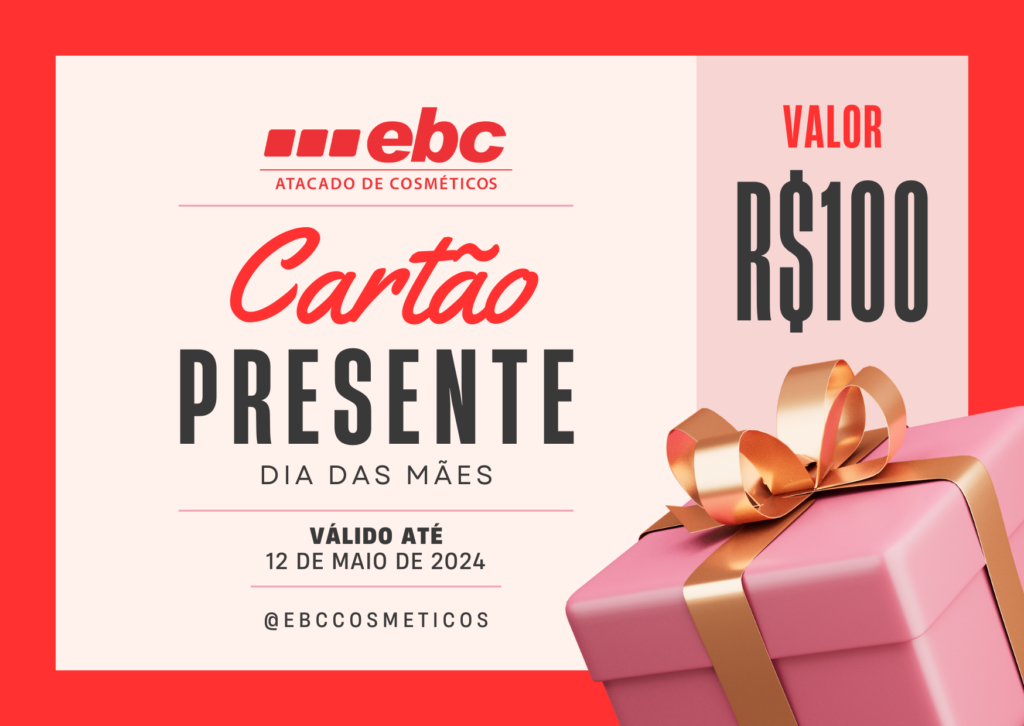 Cartão presente EBC 100 reais 